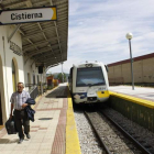 La estación de Cistierna contó con servicios mínimos. CAMPOS