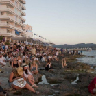 Ambiente en Sant Antoni, Ibiza.