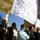 Imagen de archivo de una protesta por la Ley de Montes en León