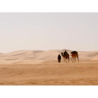 Desierto libio en enero del 2009. A finales de agosto del año pasado, la prensa especuló con la posibilidad de que los tuareg tuvieran refugiado al dictador en Gadamés.