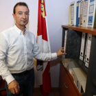 Rubén González, juez de paz de Valverde de la Virgen desde hace catorce años. MARCIANO