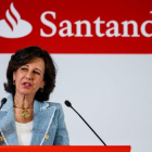 La presidenta de Banco Santander, Ana Botín, en una imagen de archivo.