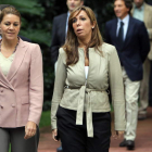 María Dolores de Cospedal y Alicia Sánchez-Camacho, en la reunión intermunicipal del PP.