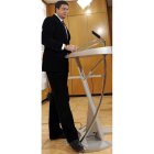 Óscar López, en un momento de su comparecencia.