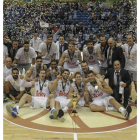 Los jugadores del Real Madrid celebran el título intercontinental.