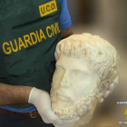 El busto sustraído y posteriormente recuperado por la Guardia Civil.