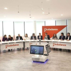 Reunión del Comité Ejecutivo de Ciudadanos presidido por el presidente, Albert Rivera, el pasado 18 de febrero.