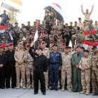 El primer ministro iraquí, Haidar al Abadi, mientras anuncia la liberación de Mosul. EFE