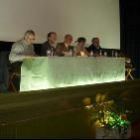 Momento de la charla informativa sobre regadíos celebrada en Santa María del Páramo