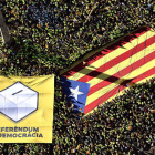 Una imagen de la última Diada, celebrada en Barcelona el pasado 11 de septiembre. ROSER VILALLONGA