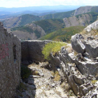 Panorámica de la montaña central leonesa desde las trincheras ya señalizadas en Fontañán.