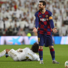 El Clásico también dejó constancia de que Leo Messi no está fino.