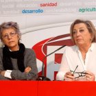 Concepción Ramos e Isabel Fernández.