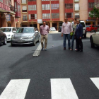 Palazuelo visita las obras de la plaza Briva Miravent.