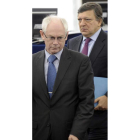 Herman Van Rompuy y José Manueal Durao Barroso.