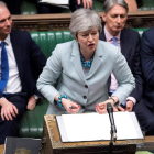 La primera ministra del Reino Unido, Theresa May. MARK DUFFY