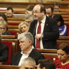 Miquel Iceta en el Parlament.