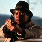 Morgan Freeman, en una escena de la pelicula 'Seven'.