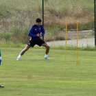 Maxi Villa hace un recorrido con balón. A. BARREDO