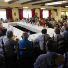 Los críticos en su primera reunión en Astorga, en julio del año pasado.