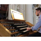 Imagen del organista de la Abadía de Westminster en un recital en Bogotá. YOUTUBE