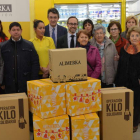 Imagen de la clausura de la ‘Operación kilo’ desarrollada por la Fundación Alimerka. MEDINA