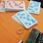 Los cartones intervenidos en el bingo ilegal de Villablino