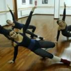 Las cuatro jóvenes  bailarinas han sido elegidas para participar en el Veo veo
