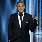 George Clooney, durante su discurso de aceptación del premio Cecile B. DeMille.