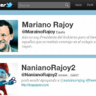 Nuevos perfiles paródicos sobre Mariano Rajoy aparecidos en Twitter tras el cierre de @NanianoRajoy.