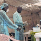 Hospital de Kenema, en Sierra Leona, para enfermos de ébola, el pasado junio.