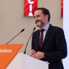 Edmundo Bal, ayer, en la rueda de prensa de su presentación a las Primarias. CIUDADANOS