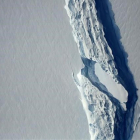 El iceberg de la Antártida.