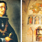 Retrato de Juan José de Austria que se conserva en el Prado. Derecha, capilla de Santa Teresa en la Catedral. DL / NORBERTO