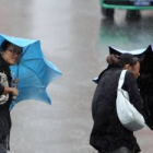 El tifón 'Bolaven' toca tierra en Corea del Norte
