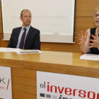 Marcelino Blanco y María Jesús Soto, ayer en el Club de Prensa de Diario de León. RAMIRO