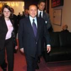 Silvio Berluconi, primer ministro de Italia, a su llegada a la reunión del Ecofin en Bruselas