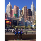 Las tres gimnastas leonesas ya están en Las Vegas.