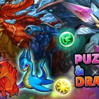 El juego Puzzle & Dragons.