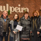 Los responsables de O Pulpeiro, primer premio del concurso. DL