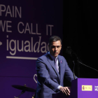 El presidente del Gobierno, Pedro Sánchez, participa en el acto conmemorativo del Día Internacional de las Mujeres. J. J. GUILLÉN