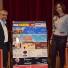 Palazuelo y Martínez presentaron la programación. R. PRIETO