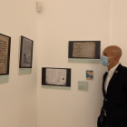 José Antonio Diez ha visitado la exposición que ha comenzado hoy en la Fundación Vela Zanetti. AYUNTAMIENTO DE LEÓN