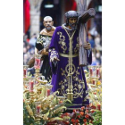 Detalle de Jesús Nazareno, en la procesión del Viernes
