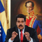 El mandatario venezolano Nicolás Maduro, durante el anuncio de los cambios realizados en su gabinete.