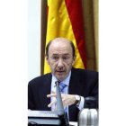 Rubalcaba compareció en el Congreso.