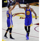 Stephen Curry Y Kevin Durant.