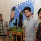 La concejala de Cultura, Joaquín García, el de Urbanismo y Mar Palacio presentaron el evento. A. F. B.
