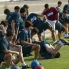 Los jugadores culturalistas tienen esta tarde ante el Palencia una nueva cita de pretemporada