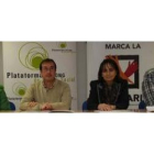 Marina Pérez, Fernando Quintanilla, Teresa Arias y Jorge Rojo, ayer en rueda de prensa.